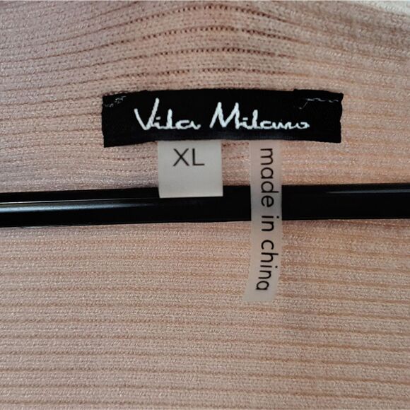 Vila Milano Blush Sweater with Rhinestones size XL - Picture 5 of 6